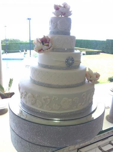Wedding  22 Inch Bling Cake Stand Image 1