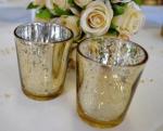 Gold Tealight Candle Holders x 12 image
