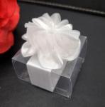 Clear PVC box with bow image