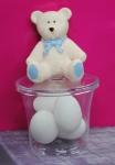 Bomboniere - Blue Teddy Bear Pack of 4 image