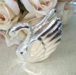 Silver Metal Swan x 4 image