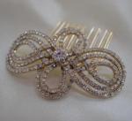 Gold Diamante Hair Comb image