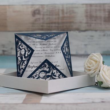 Wedding  Luxury Laser Cut Wedding Cards Image 1