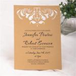 Gorgeous Chandelier Flat Laser Cut Invitations image