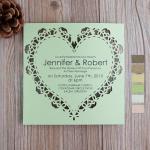 Sweat Heart Flat Laser Cut Invitations image