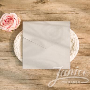 Wedding  Classic Square Pocket Wedding Invitation Image 1