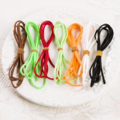 Wedding  3mm Artuficial Leather Rope Image 1