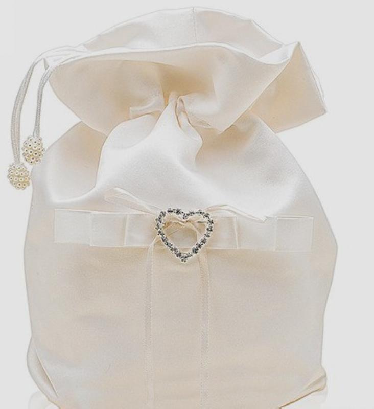 ivory bridal bag