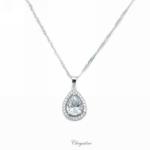 Cubic Zirconia Necklace and Earring Set image