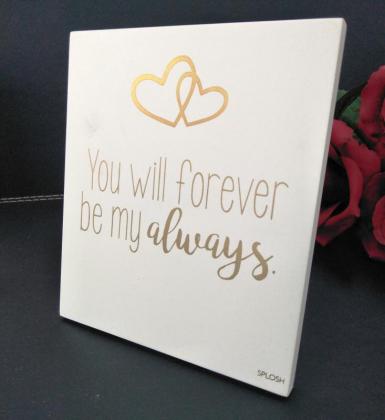 Wedding  Forever and Always - Table Sign Image 1