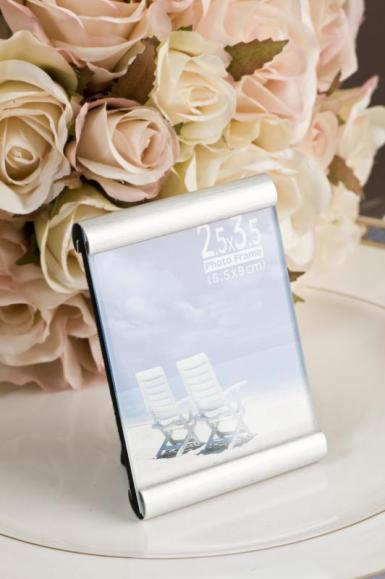 Wedding  Elegant Silver Photo Frame Image 1