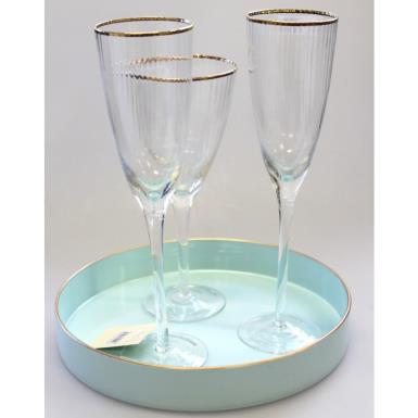 Wedding  Mimosa Cocktail Tray Powder Blue Image 1