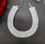 Ivory Horseshoe with Embroidery image