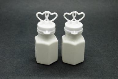 Wedding  Double Heart Bubbles - 24 pack Image 1