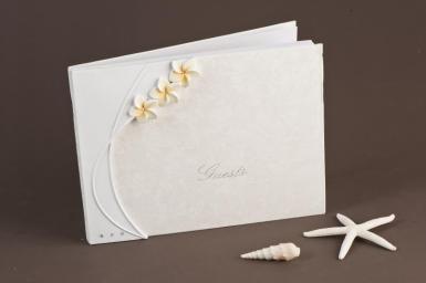 Wedding  Frangipani Guest Book Image 1