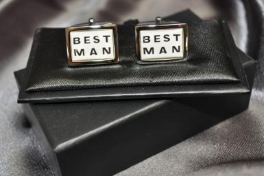 Wedding  Cufflinks - customised Image 1