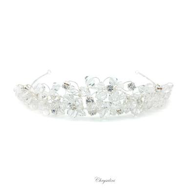 Chrysalini Crystal Bridal Crown, Wedding Tiara - E53080 E53080-1 | CRYSTALS Image 1