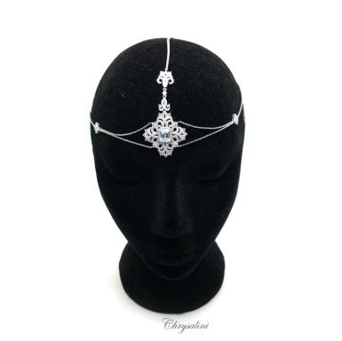 Chrysalini Designer Wedding Hairpiece, Deluxe Bridal Fascinator - HM.WHITNEY HM.Whitney Image 1