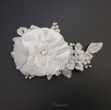 Chrysalini Designer Wedding Hairpiece, Deluxe Bridal Fascinator - LEXI.2237 LEXI.2237 Image 1