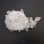 Chrysalini Designer Wedding Hairpiece, Deluxe Bridal Fascinator - LEXI.2237 image