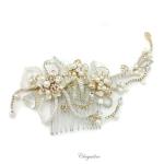 Chrysalini Designer Wedding Hairpiece, Deluxe Bridal Fascinator - R64200 image