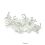 Chrysalini Designer Wedding Hairpiece, Deluxe Bridal Fascinator - R67430 image