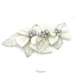 Chrysalini Designer Wedding Hairpiece, Deluxe Bridal Fascinator - R67549 image