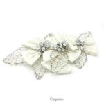 Chrysalini Designer Wedding Hairpiece, Deluxe Bridal Fascinator - R67549 image