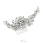 Chrysalini Designer Wedding Hairpiece, Deluxe Bridal Fascinator - R676273 image