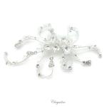 Chrysalini Designer Wedding Hairpiece, Deluxe Bridal Fascinator - R67731 image