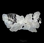 Chrysalini Designer Wedding Hairpiece, Deluxe Bridal Fascinator - R81896 image