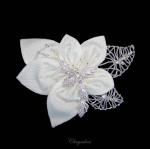 Chrysalini Designer Wedding Hairpiece, Deluxe Bridal Fascinator - R81898 image