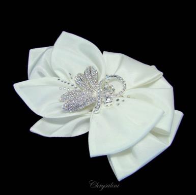 Chrysalini Designer Wedding Hairpiece, Deluxe Bridal Fascinator - R82180 R82180 Image 1