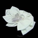 Chrysalini Designer Wedding Hairpiece, Deluxe Bridal Fascinator - R82180 image