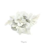 Chrysalini Designer Wedding Hairpiece, Deluxe Bridal Fascinator - R83111 image