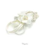 Chrysalini Designer Wedding Hairpiece, Deluxe Bridal Fascinator - R83640 image