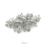 Chrysalini Designer Wedding Hairpiece, Deluxe Bridal Fascinator - R841512 image