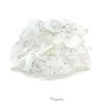 Chrysalini Designer Wedding Hairpiece, Deluxe Bridal Fascinator - R84328 image