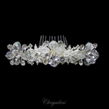 Chrysalini Crystal Bridal Crown, Wedding Comb Hairpiece - E90273 E90273 Image 1