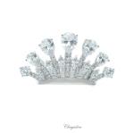 Chrysalini Crystal Bridal Crown, Wedding Comb Hairpiece - MT4000 image