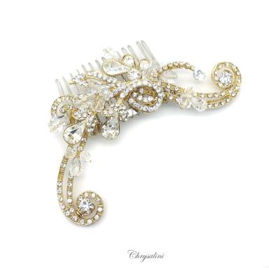 Chrysalini Crystal Bridal Crown, Wedding Comb Hairpiece - R631721 R631721 Image 1