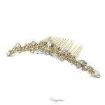 Chrysalini Crystal Bridal Crown, Wedding Comb Hairpiece - T15042 image