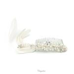 Chrysalini Crystal Bridal Crown, Wedding Comb Hairpiece - AR68987 image