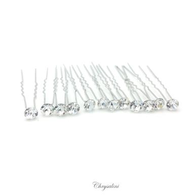 Chrysalini Bridal Hairpiece, Wedding Hair Pins - HD7893 HD7893 -pk3- Image 1