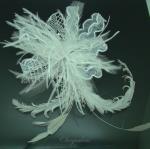 Deluxe Chrysalini Hairpiece, Wedding Facinator - AR64101 image