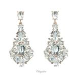 Bridal Jewellery, Chrysalini Wedding Earrings Rose Gold - DE0487 image