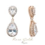 Bridal Jewellery, Chrysalini Wedding Earrings Clip On - BAE0091 image