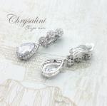 Bridal Jewellery, Chrysalini Wedding Earrings Clip On - BAE0194 image