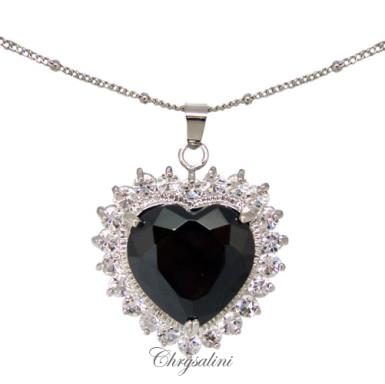 Bridal Jewellery, Chrysalini Wedding Necklaces with Crystals - KN1137W KN1137W Image 1