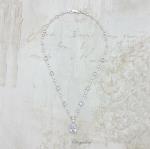 Bridal Jewellery, Chrysalini Wedding Necklaces with Crystals - MN0200 image